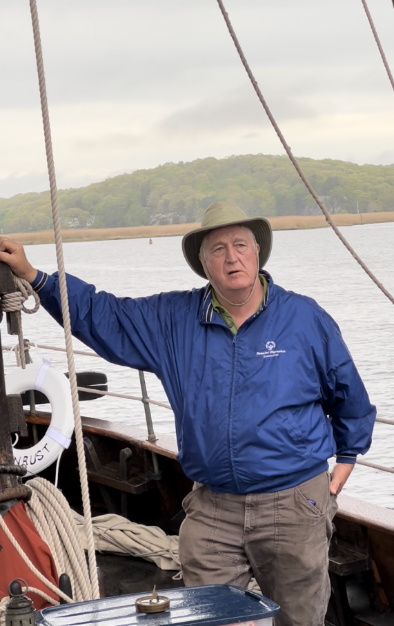 Ken Ahnell aboard the Riverquest